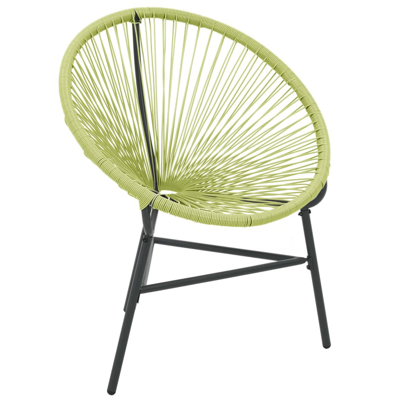 Tuinstoel Acapulco poly rattan groen MeubelReus