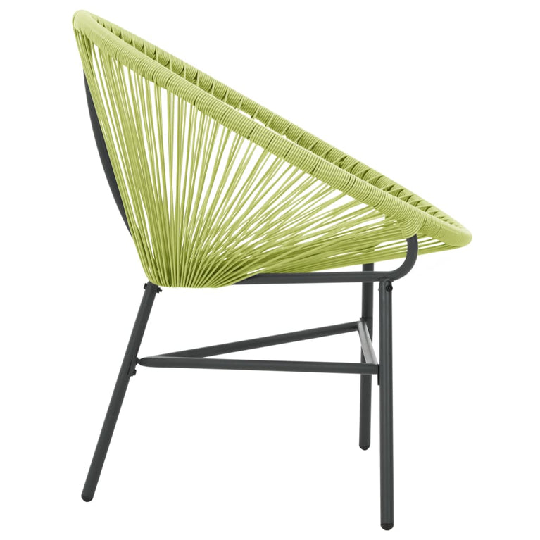 Tuinstoel Acapulco poly rattan groen MeubelReus