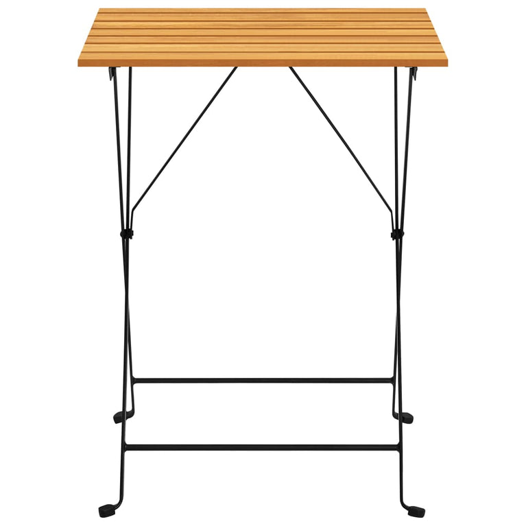 Bistrotafel 55x54x71 cm massief acaciahout MeubelReus