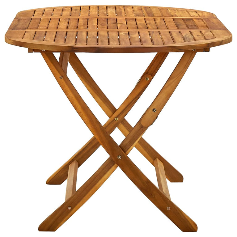 Tuintafel inklapbaar 160x85x75 cm massief acaciahout MeubelReus