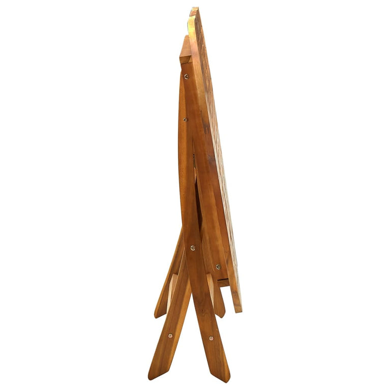 Tuintafel inklapbaar 160x85x75 cm massief acaciahout MeubelReus