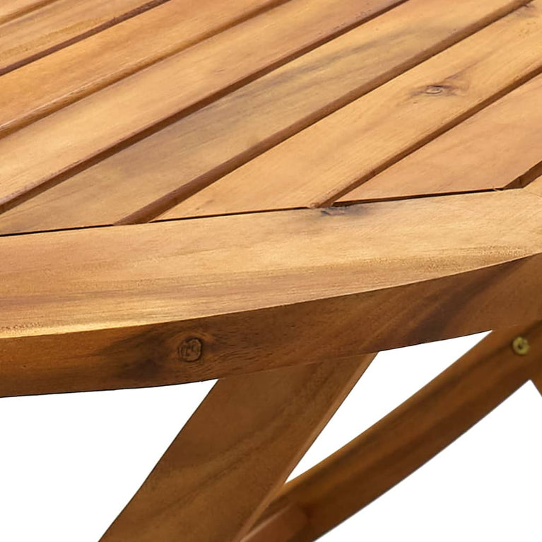 Tuintafel inklapbaar 160x85x75 cm massief acaciahout MeubelReus