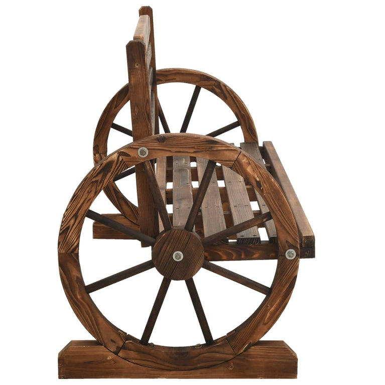 Tuinbank 112 cm massief vurenhout MeubelReus