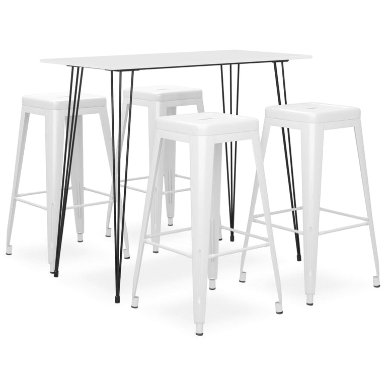 5-delige Barset wit MeubelReus