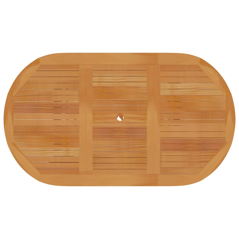 Tuintafel 150x90x75 cm massief teakhout MeubelReus