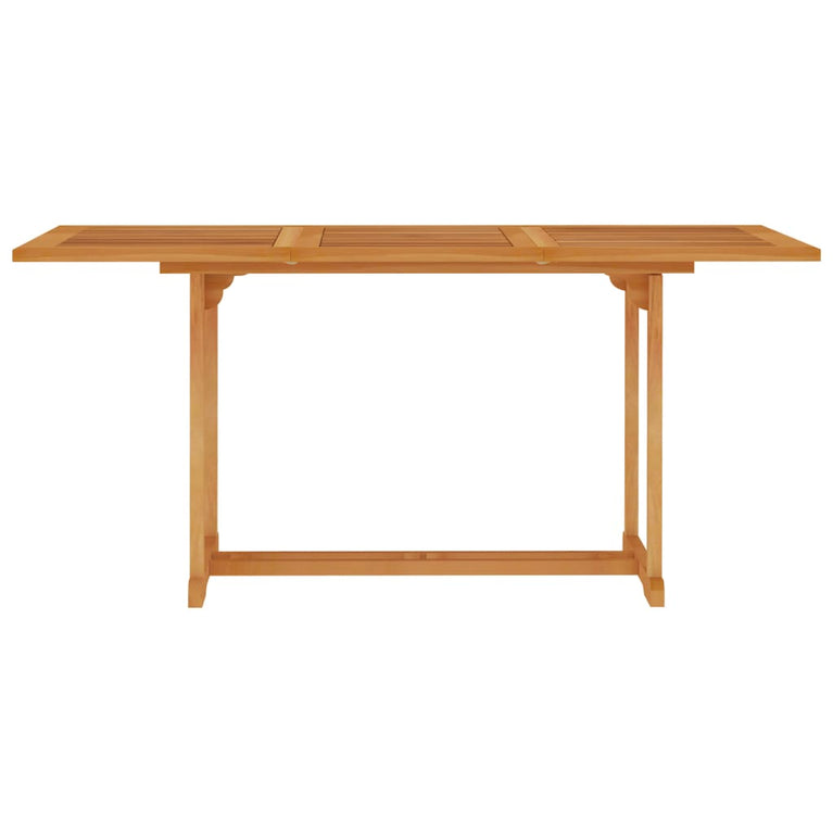 Tuintafel 150x90x75 cm massief teakhout MeubelReus