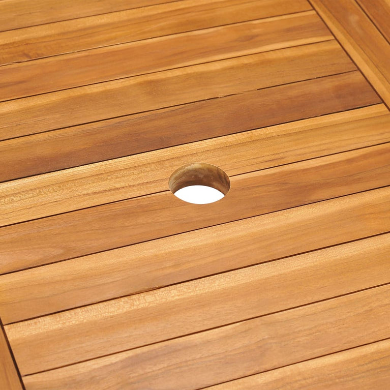 Tuintafel 150x90x75 cm massief teakhout MeubelReus