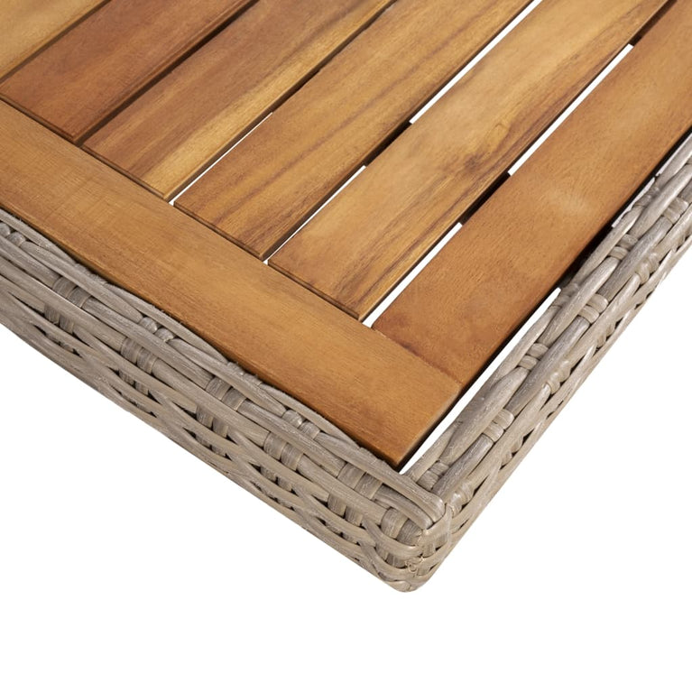 9-delige Tuinset met kussens poly rattan bruin MeubelReus