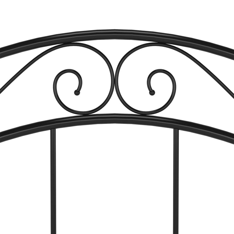 Bedframe metaal zwart 90x200 cm