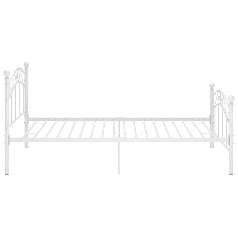 Bedframe metaal wit 90x200 cm