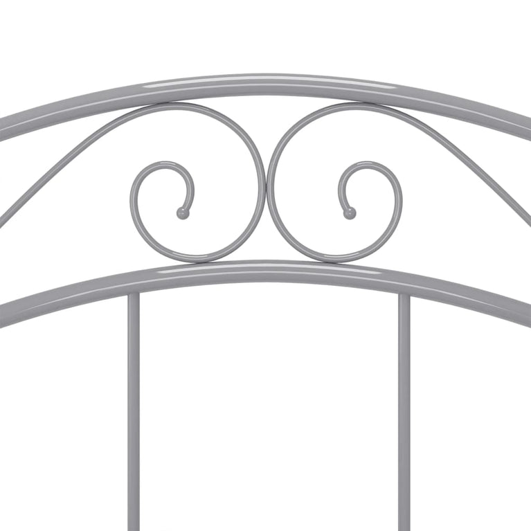 Bedframe metaal grijs 100x200 cm