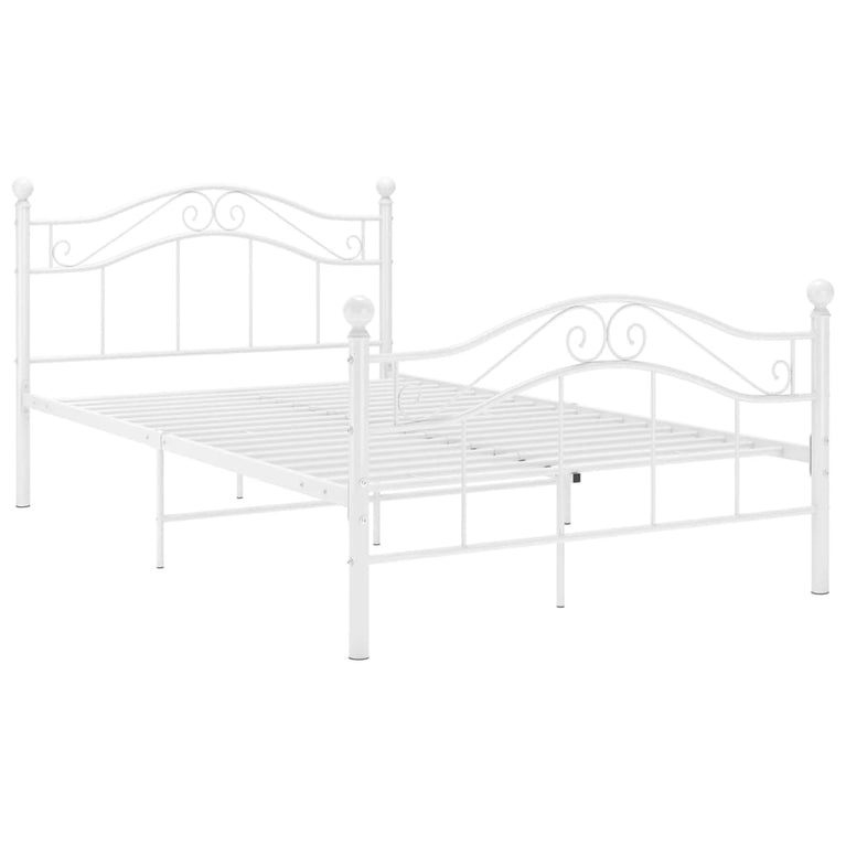 Bedframe metaal wit 120x200 cm