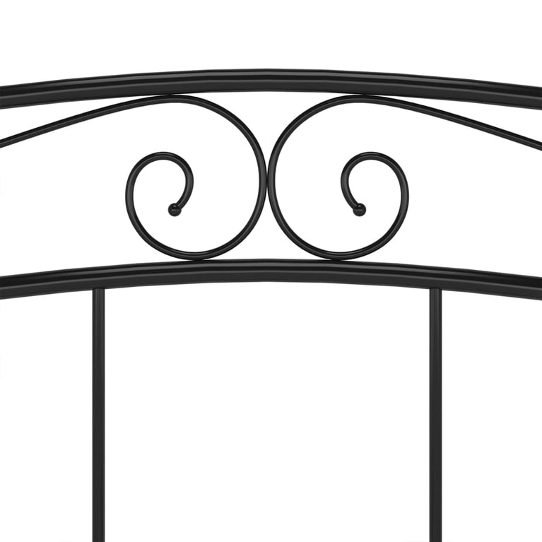 Bedframe metaal zwart 160x200 cm