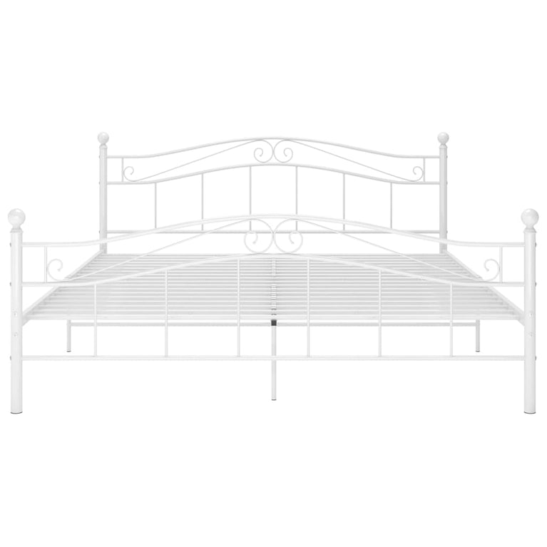 Bedframe metaal wit 160x200 cm