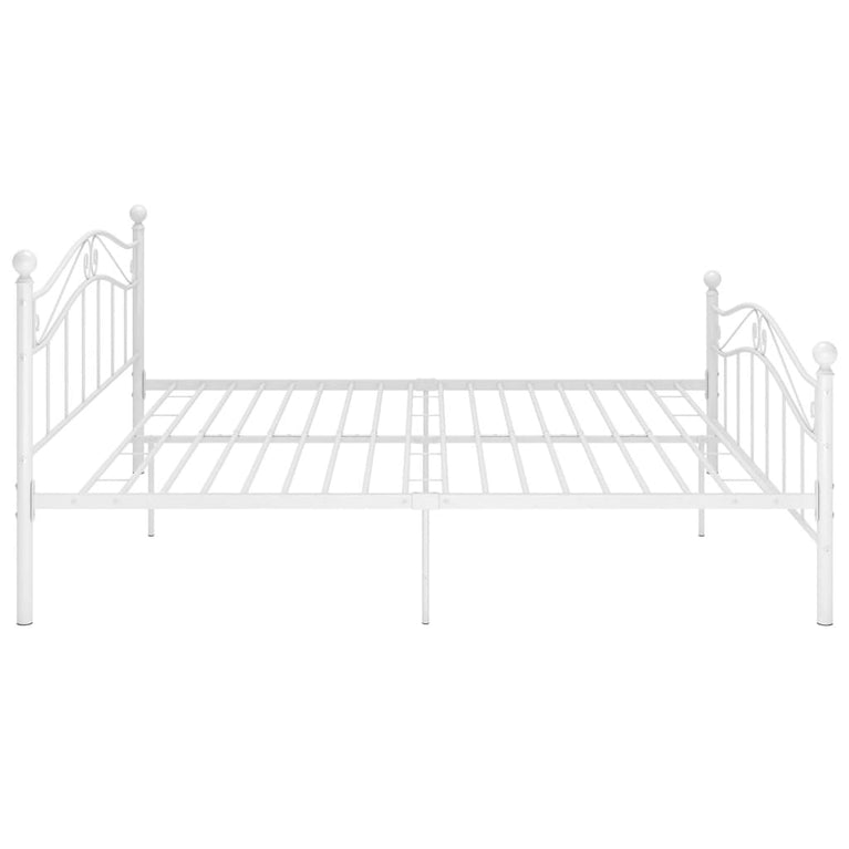 Bedframe metaal wit 160x200 cm
