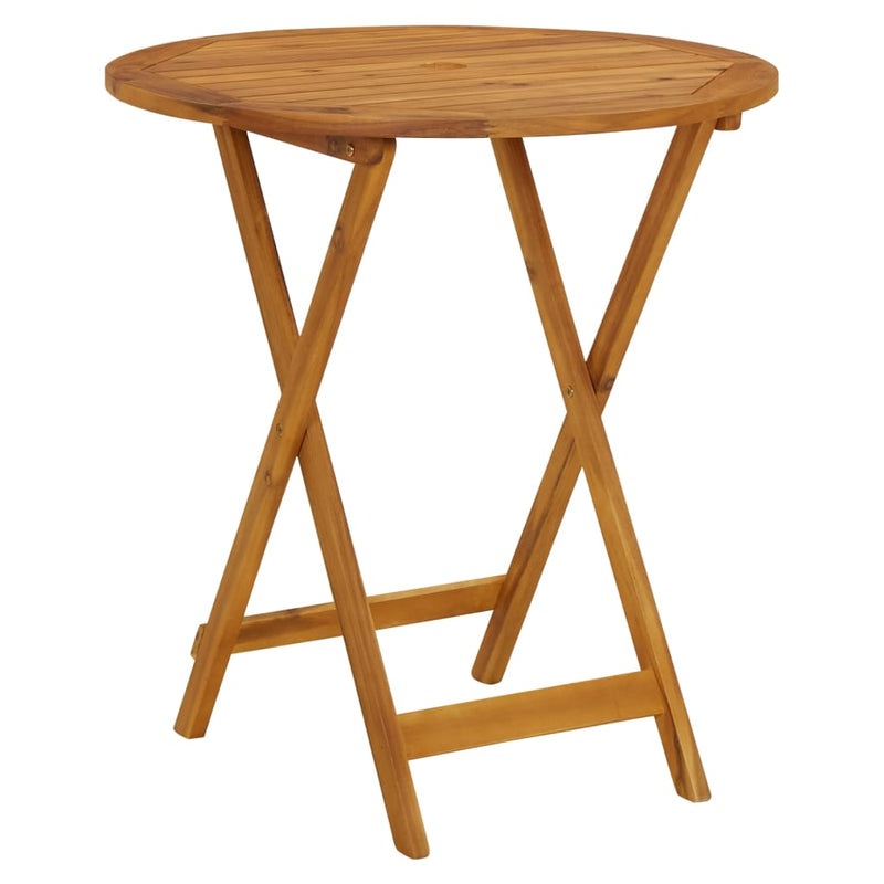 Tuintafel inklapbaar 70 cm massief acaciahout MeubelReus