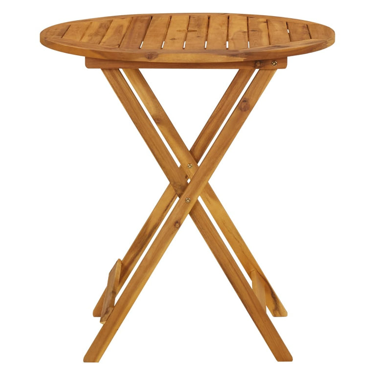 Tuintafel inklapbaar 70 cm massief acaciahout MeubelReus