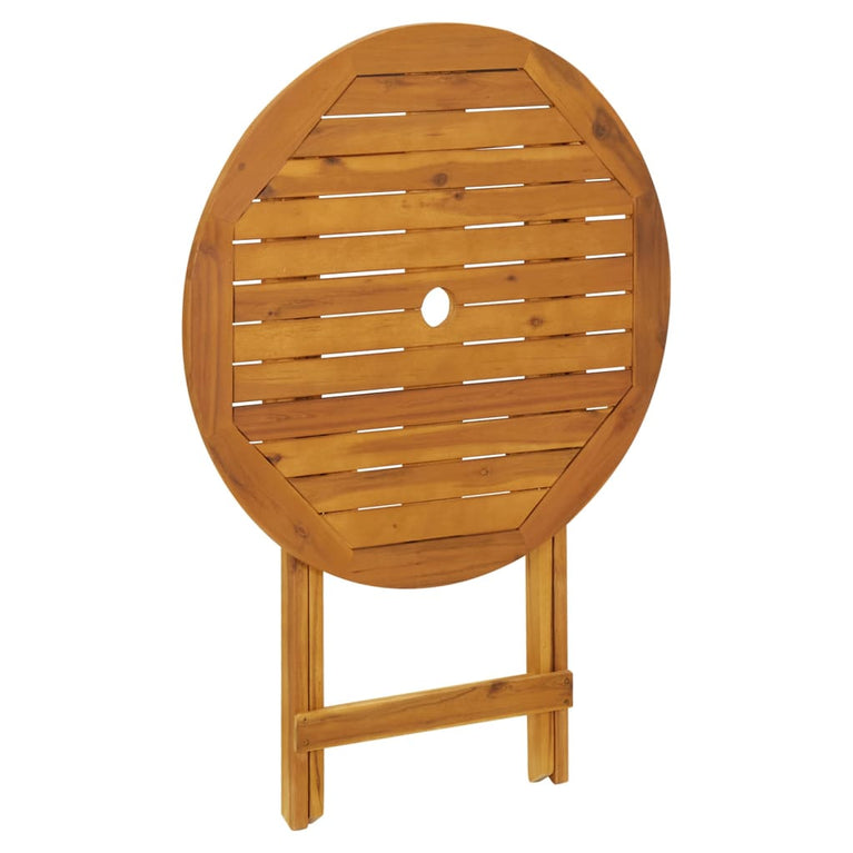 Tuintafel inklapbaar 70 cm massief acaciahout MeubelReus