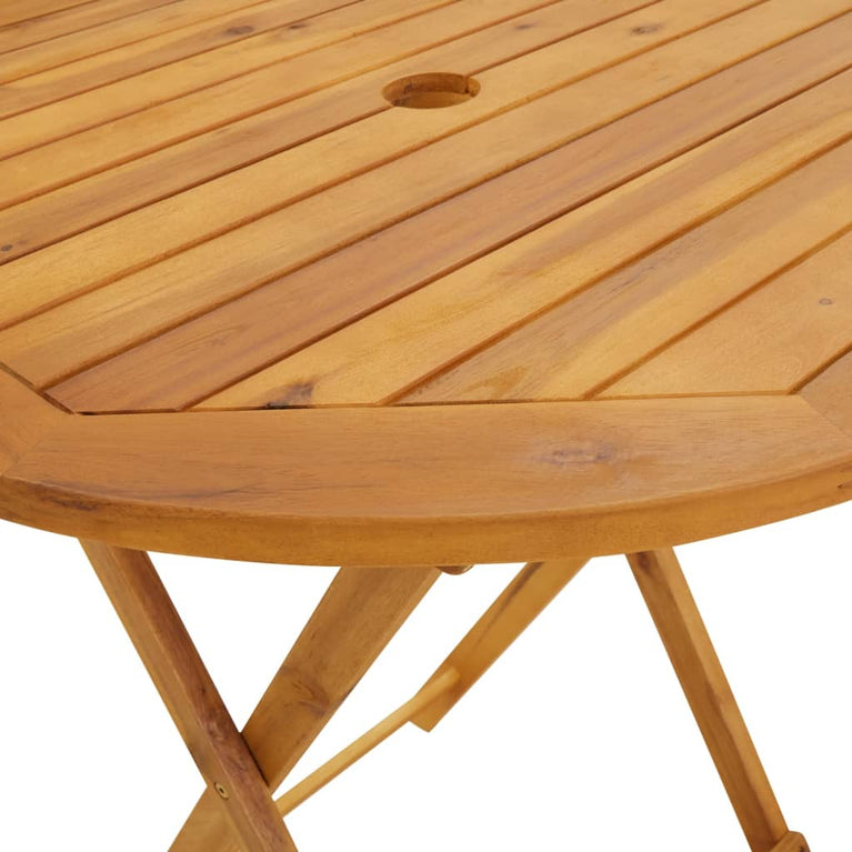 Tuintafel inklapbaar 70 cm massief acaciahout MeubelReus