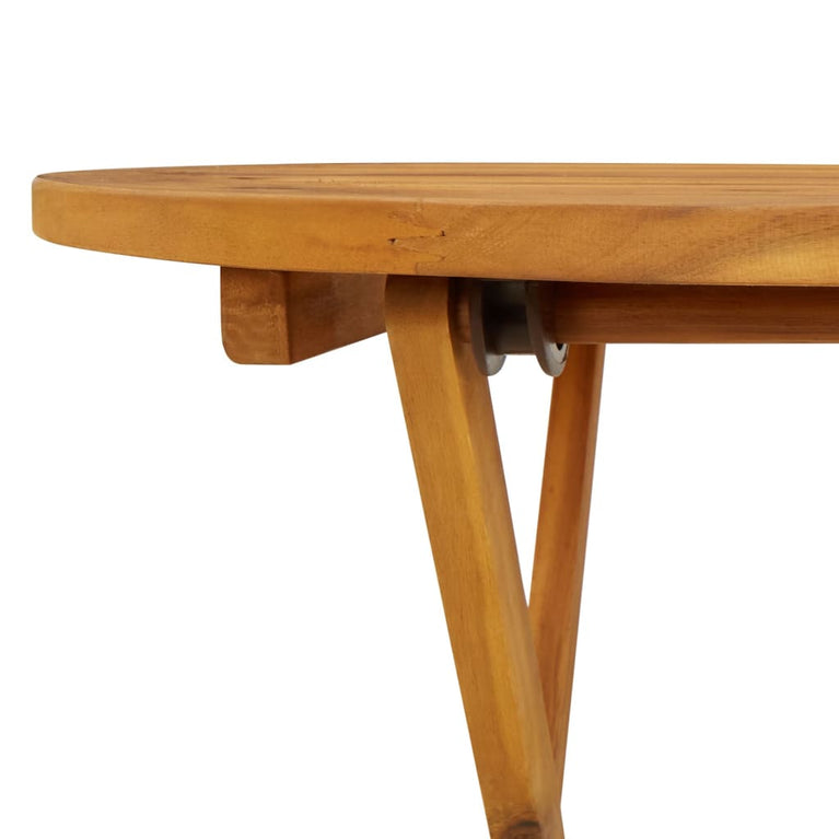 Tuintafel inklapbaar 70 cm massief acaciahout MeubelReus