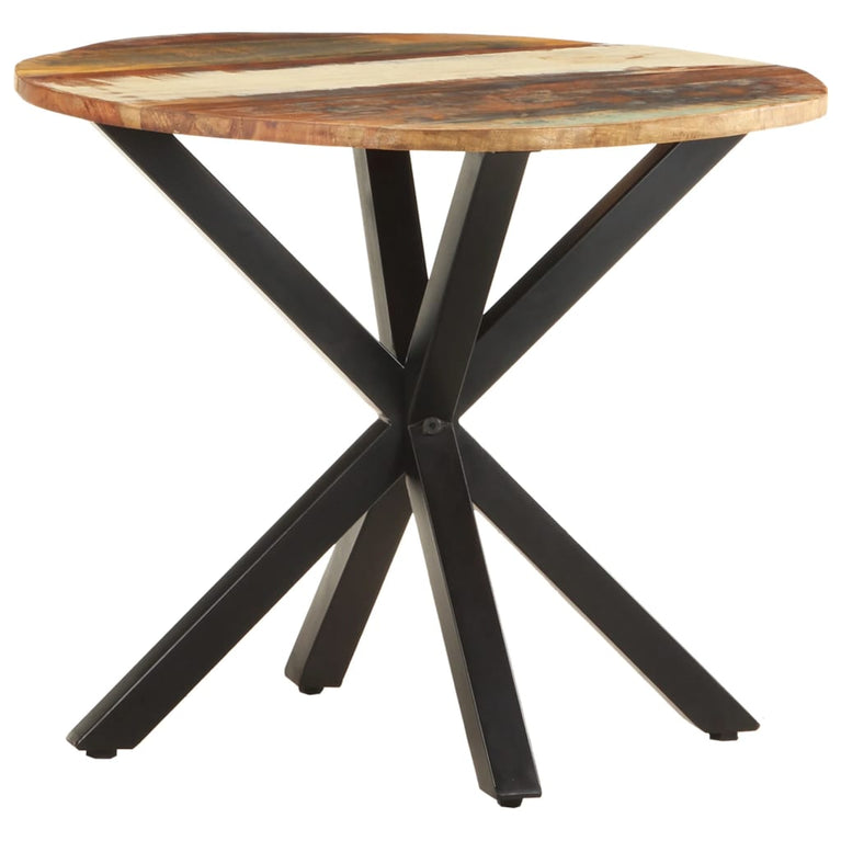 Bijzettafel 68x68x56 cm massief gerecycled hout MeubelReus