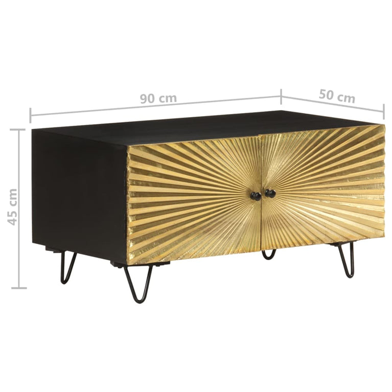 Salontafel 90x50x45 cm massief mangohout MeubelReus
