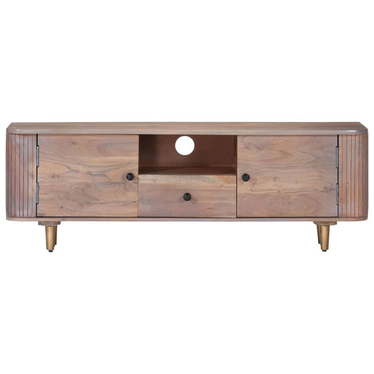 Tv-meubel 118x30x40 cm massief acaciahout MeubelReus