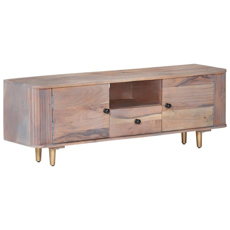 Tv-meubel 118x30x40 cm massief acaciahout MeubelReus