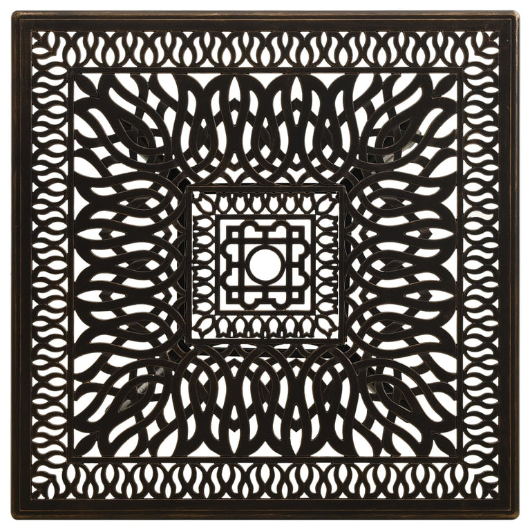 Tuintafel 90x90x73 cm gietaluminium bronskleurig MeubelReus