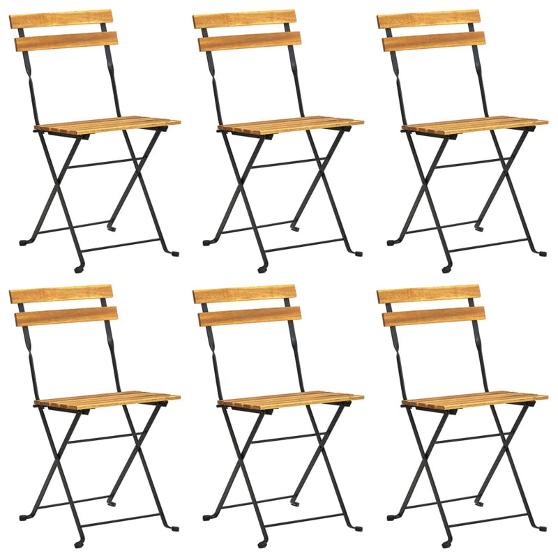 7-delige Tuinset inklapbaar massief acaciahout MeubelReus