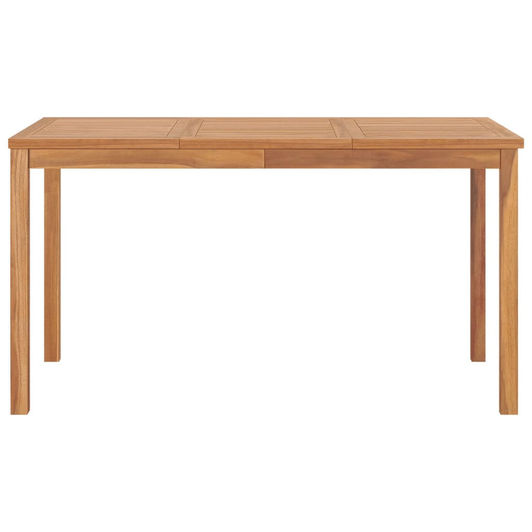 Tuintafel 140x80x77 cm massief teakhout MeubelReus