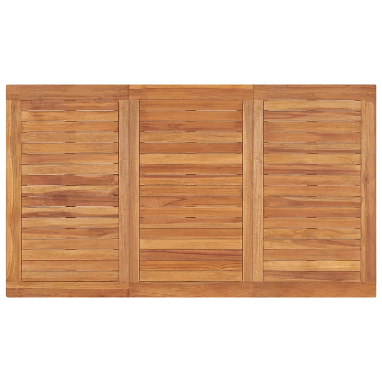 Tuintafel 140x80x77 cm massief teakhout MeubelReus