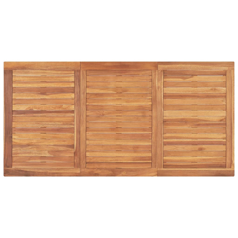 Tuintafel 160x80x77 cm massief teakhout MeubelReus