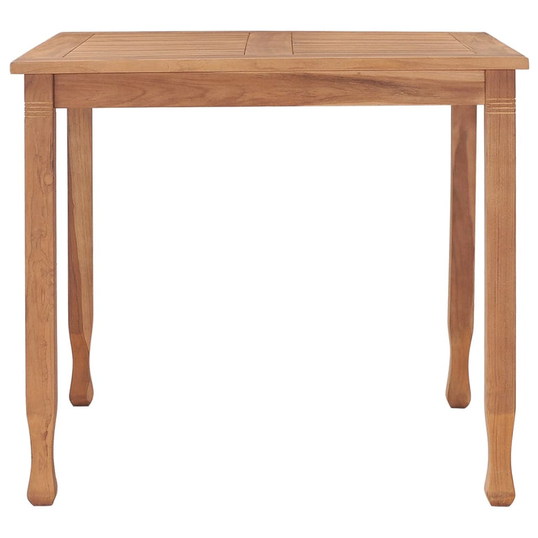 Tuintafel 85x85x75 cm massief teakhout MeubelReus