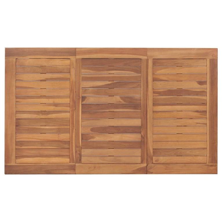 Tuintafel 150x90x75 cm massief teakhout MeubelReus