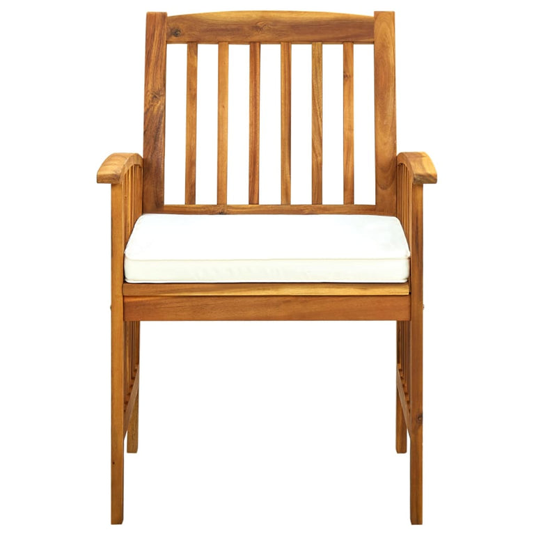 9-delige Tuinset met kussens massief acaciahout MeubelReus