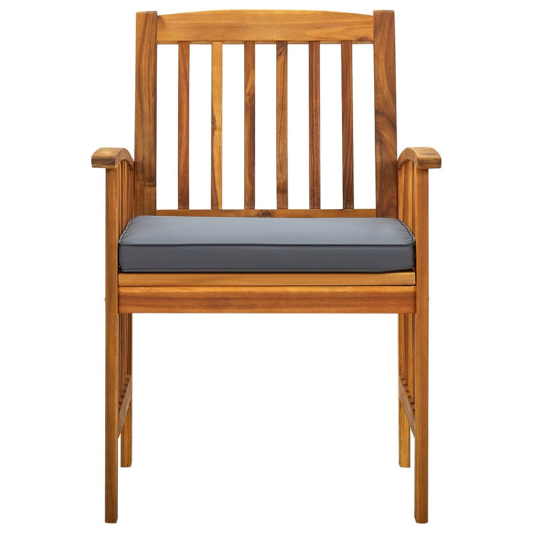 7-delige Tuinset met kussens massief acaciahout MeubelReus