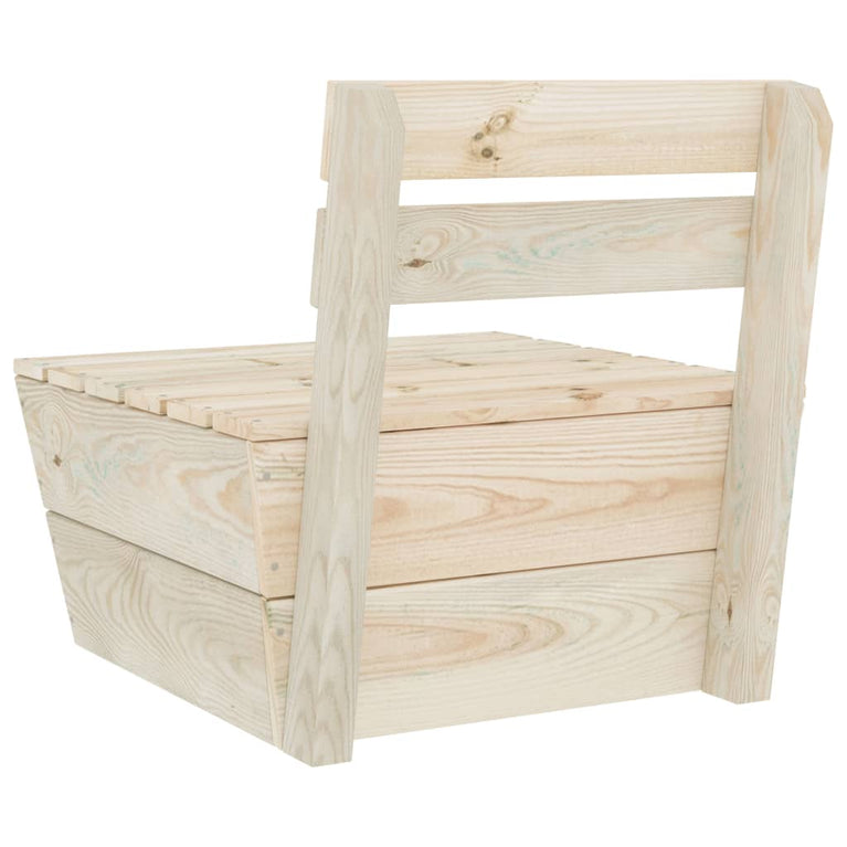 2-delige Loungeset geïmpregneerd vurenhout MeubelReus