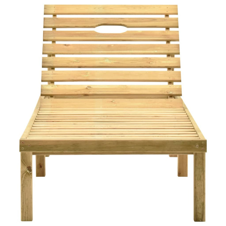 Ligbed met tafel geïmpregneerd grenenhout MeubelReus