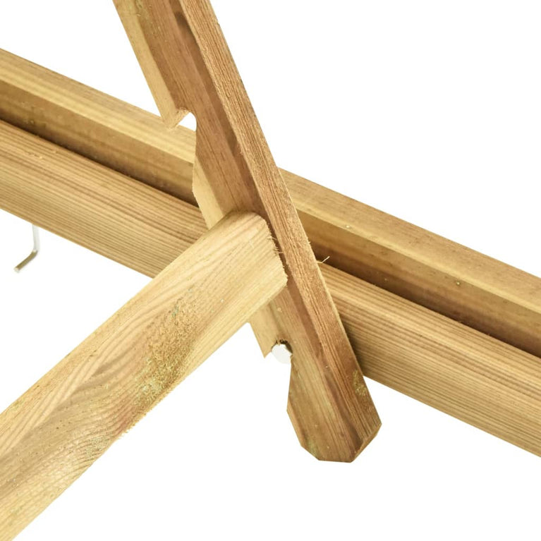 Ligbed met tafel geïmpregneerd grenenhout MeubelReus