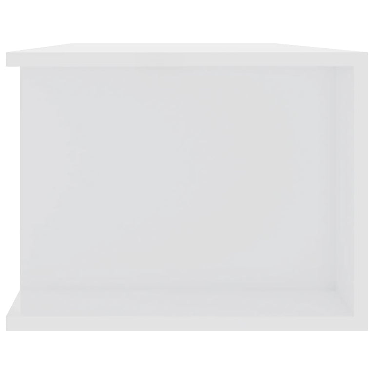 Tv-meubel met LED-verlichting 135x39x30 cm hoogglans wit MeubelReus