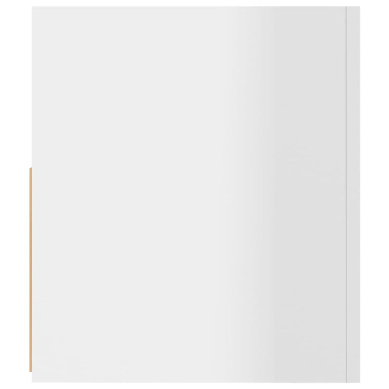 Tv-meubel met LED-verlichting 90x35x40 cm hoogglans wit MeubelReus