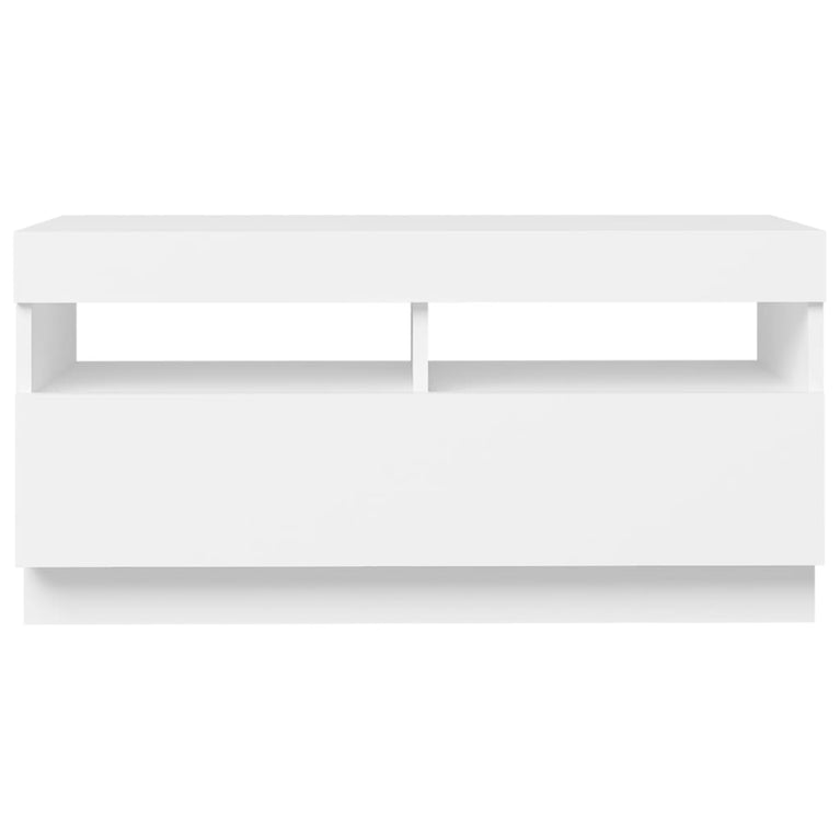 Tv-meubel met LED-verlichting 80x35x40 cm wit MeubelReus