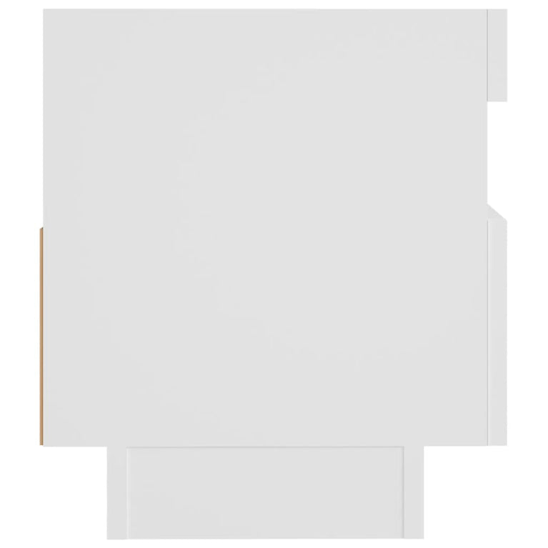 Tv-meubel met LED-verlichting 80x35x40 cm wit MeubelReus