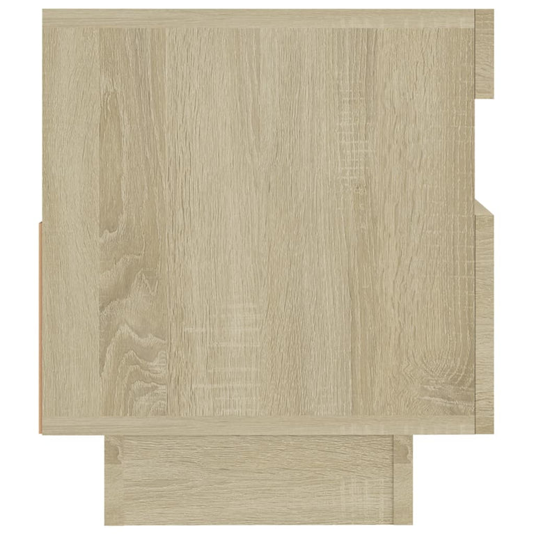 Tv-meubel met LED-verlichting 80x35x40 cm sonoma eikenkleurig MeubelReus