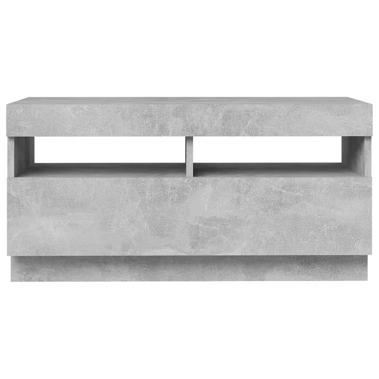 Tv-meubel met LED-verlichting 80x35x40 cm betongrijs MeubelReus