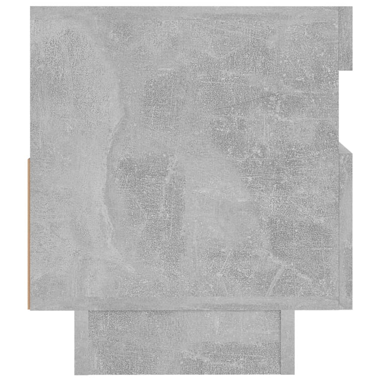Tv-meubel met LED-verlichting 80x35x40 cm betongrijs MeubelReus