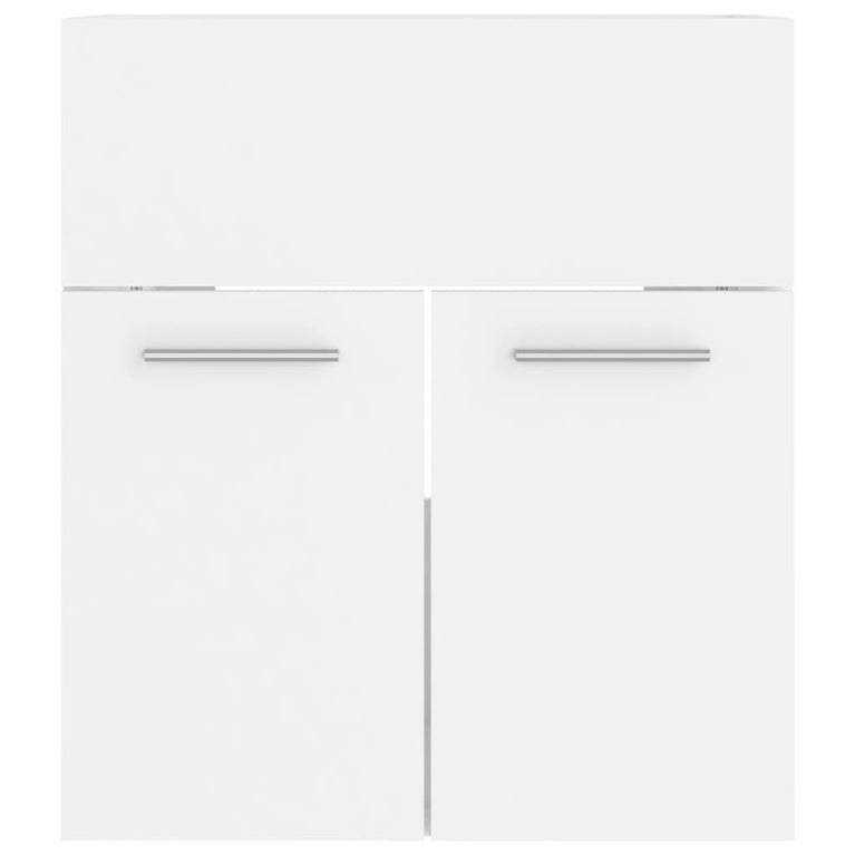 Wastafelkast 41x38,5x46 cm bewerkt hout wit MeubelReus