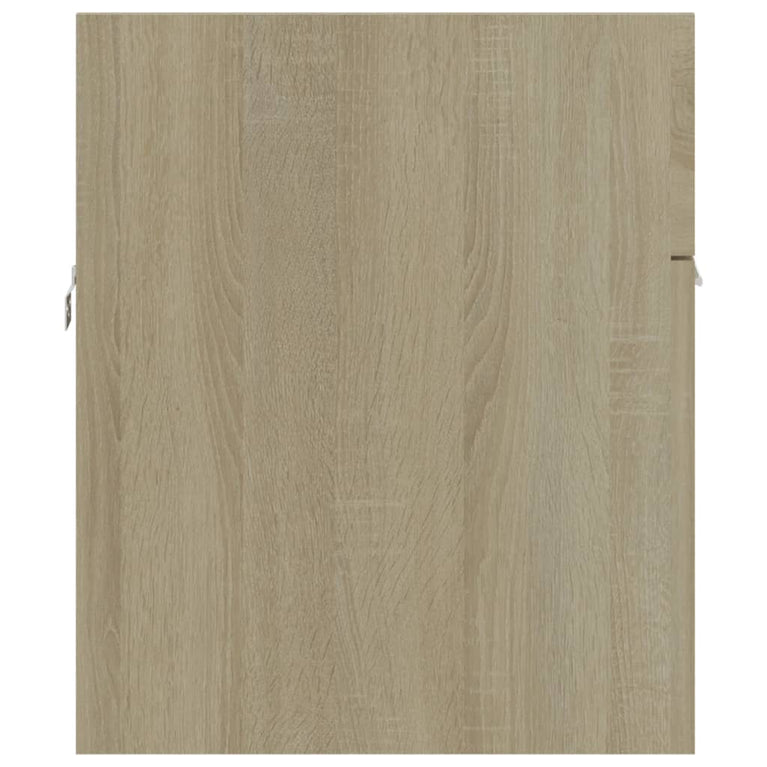 Wastafelkast 90x38,5x46 cm spaanplaat sonoma eikenkleurig MeubelReus