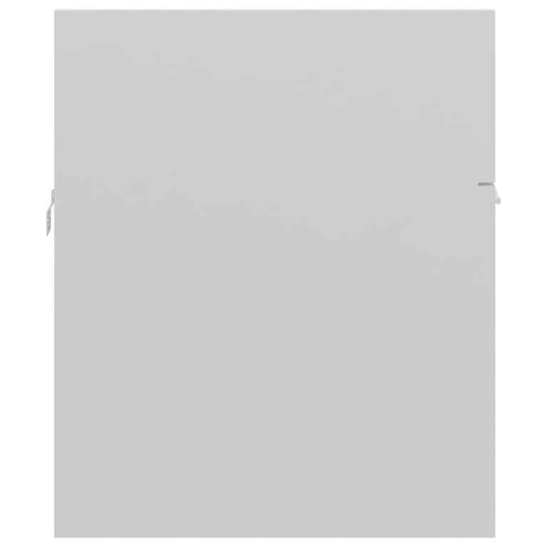 Wastafelkast 90x38,5x46 cm spaanplaat hoogglans wit MeubelReus